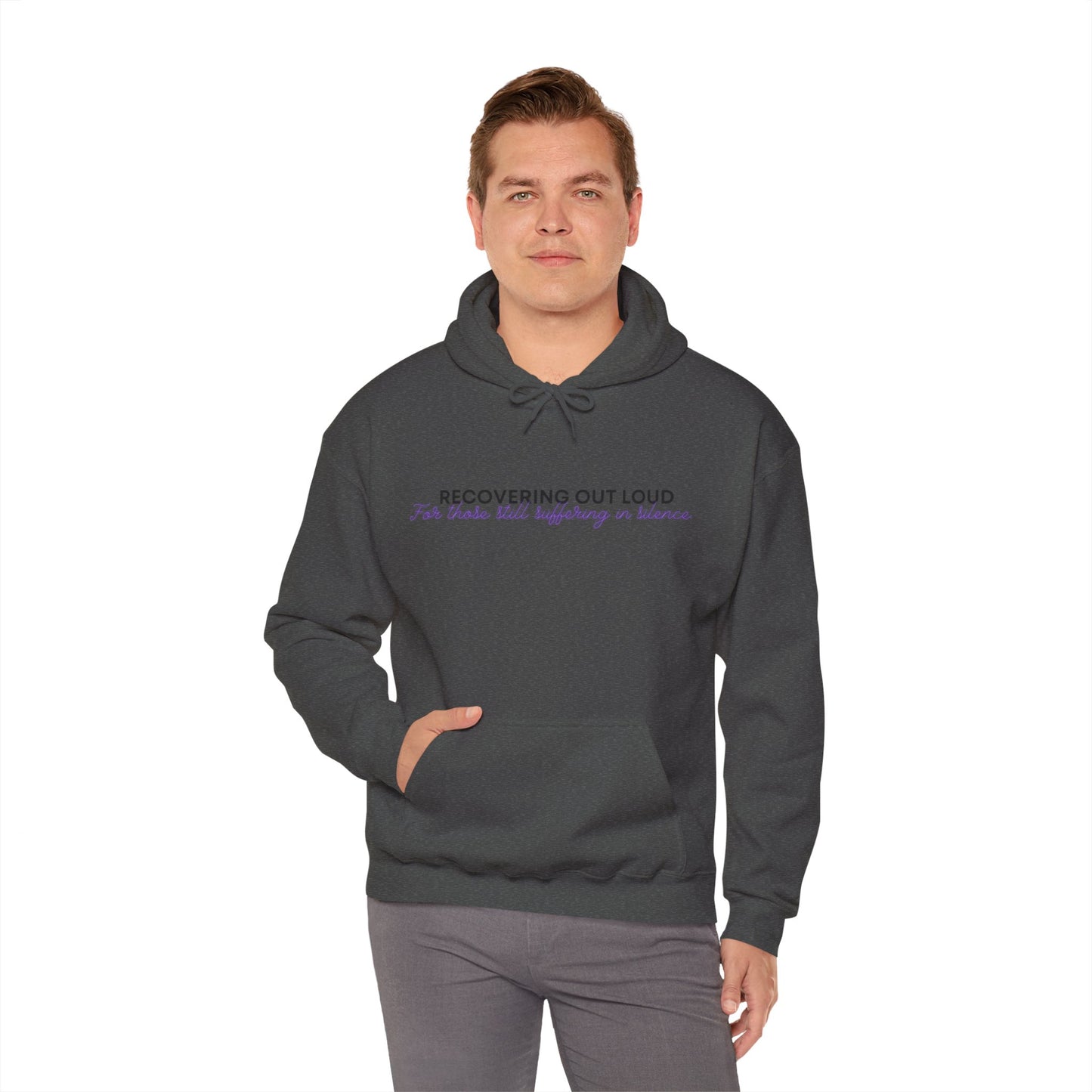 Recovering Out Loud - Unisex Heavy Blend™ Hooded Sweatshirt