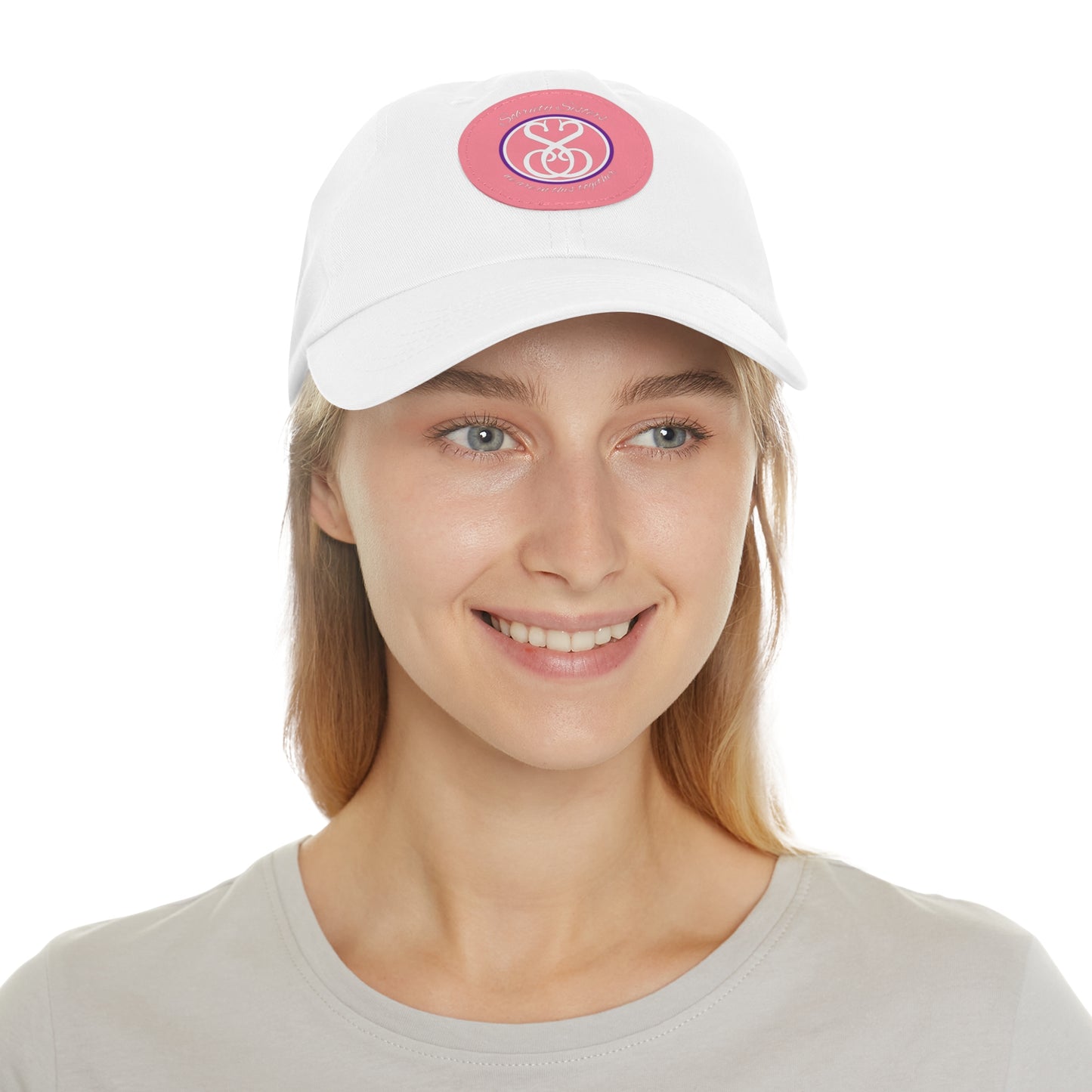 Sobriety Sisters Logo - Hat, Round Leather Patch