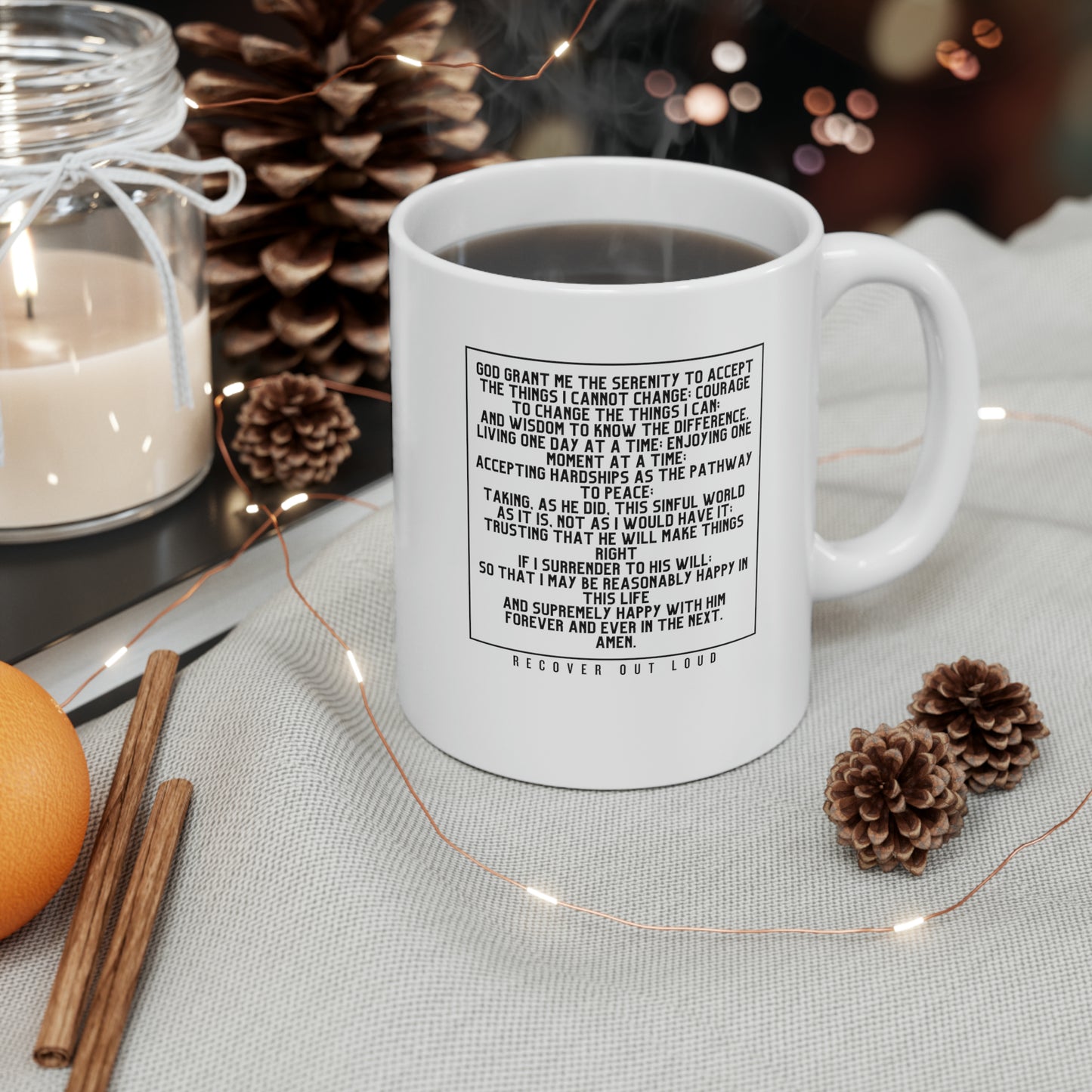 Serenity Prayer - Ceramic Mug, 11oz