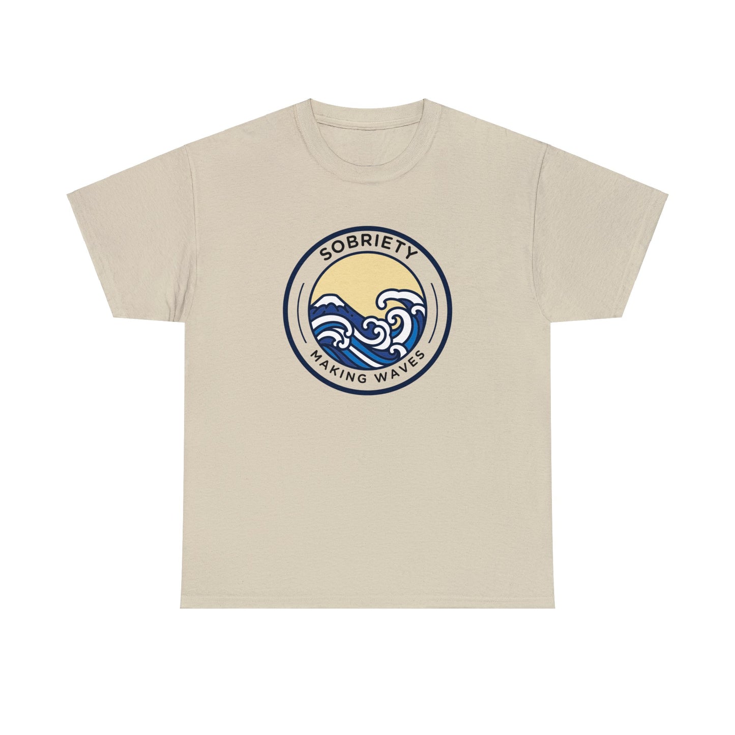 Sobriety Making Waves - Unisex Heavy Cotton Tee