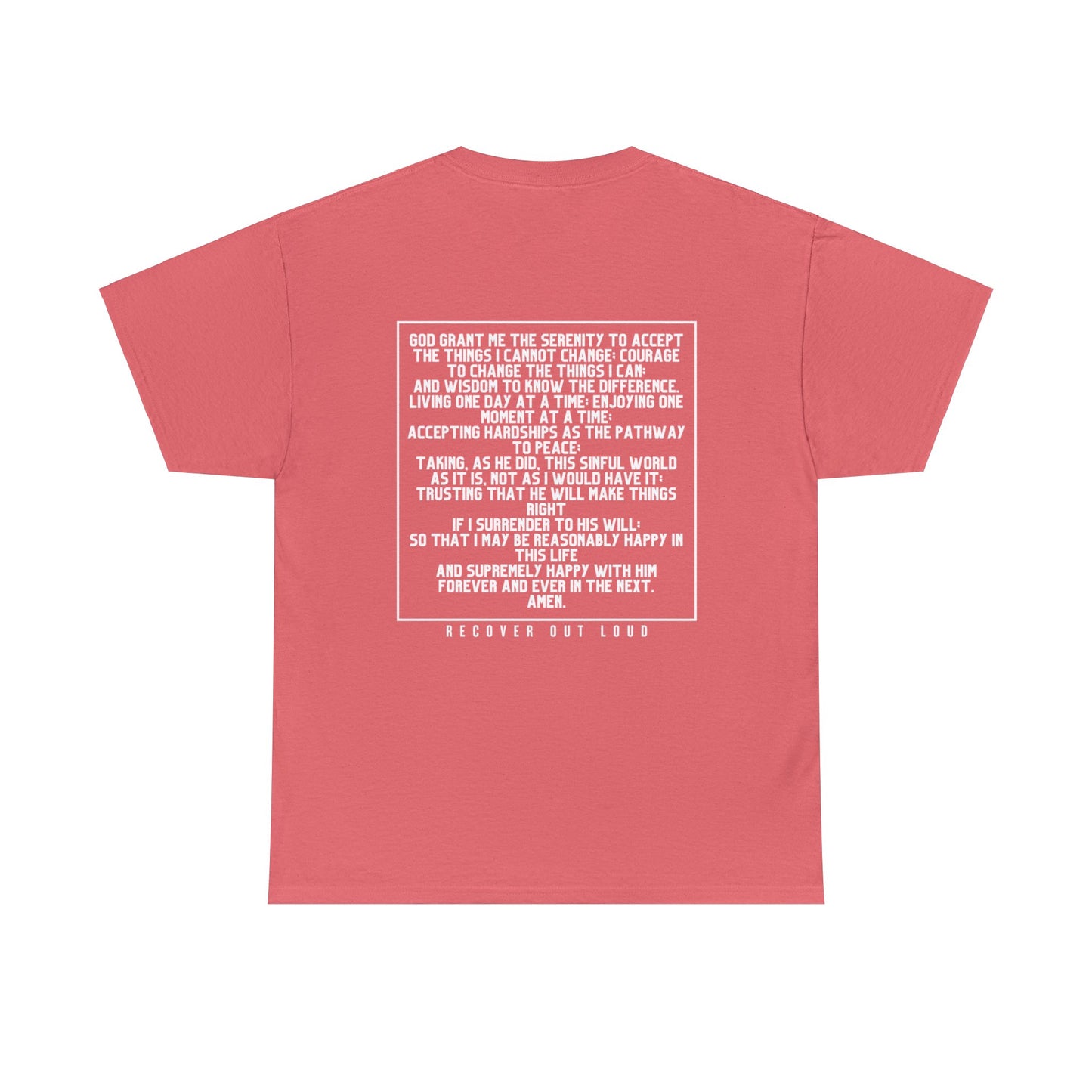 Sobriety Sisters, Serenity Prayer - Unisex Heavy Cotton Tee